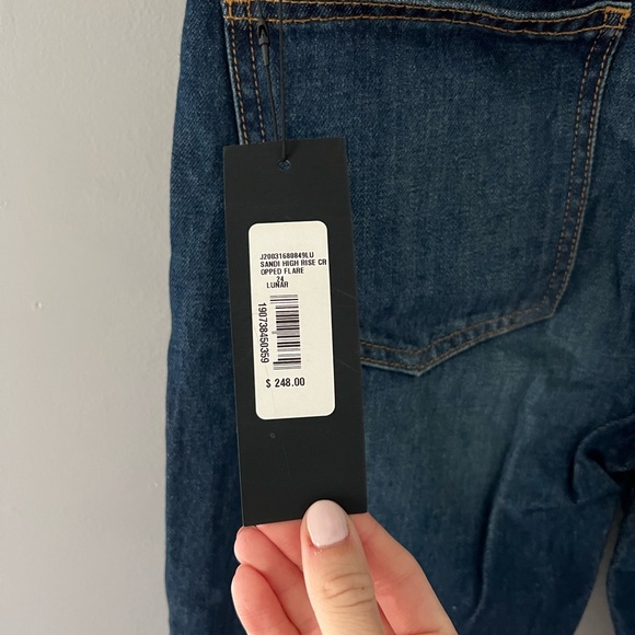 Veronica Beard Sandi High Rise Crop Flare Jeans NWT - Picture 12 of 13